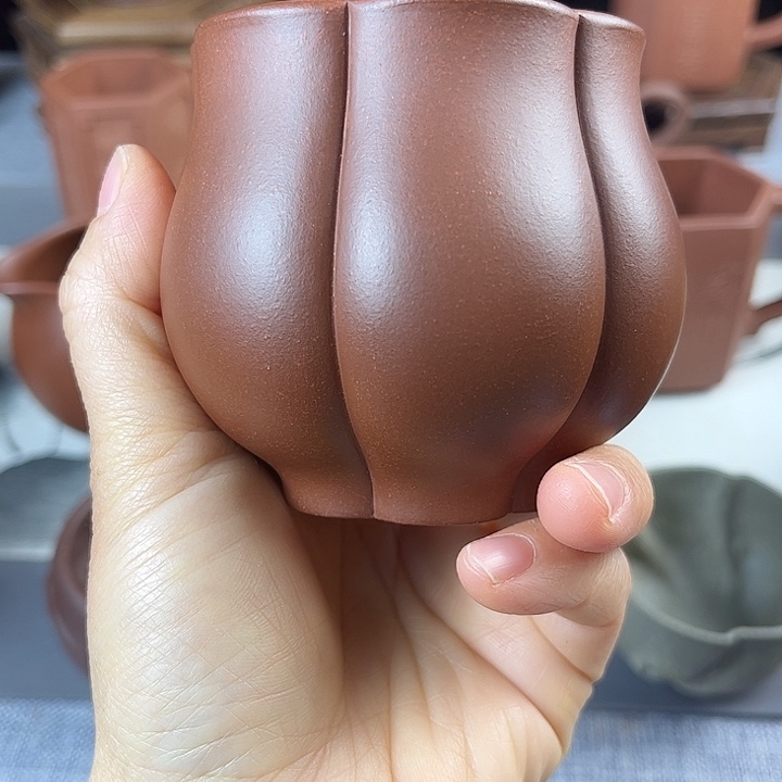 紫砂茶杯全手主人杯容量200