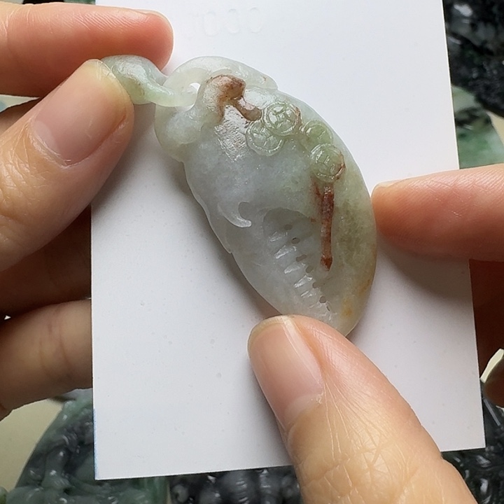 艳***下定制翡翠未镶嵌毛货