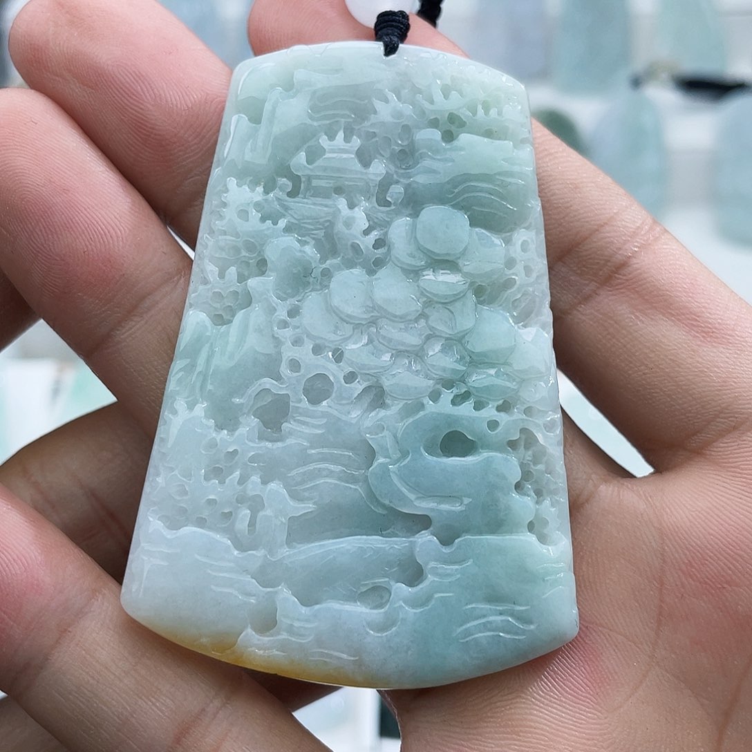 颈饰未镶嵌翡翠翡翠