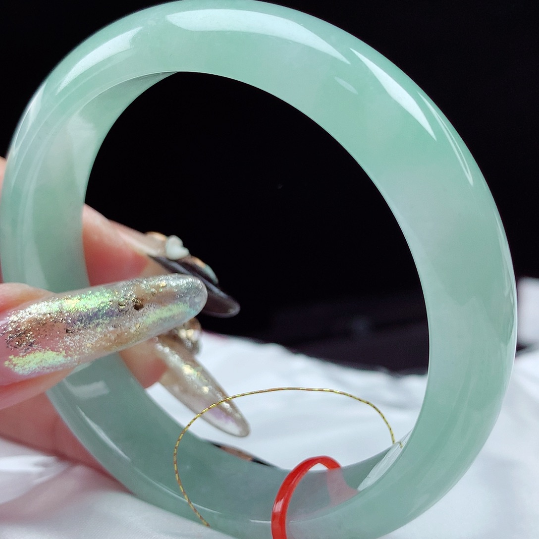 未镶嵌手镯翡翠58圈3253超冰透