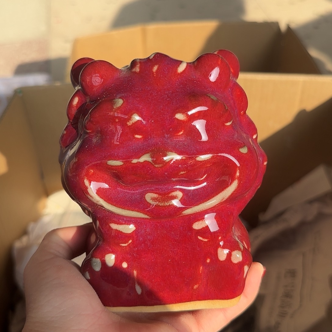 摆件陶郑家钧窑摆件