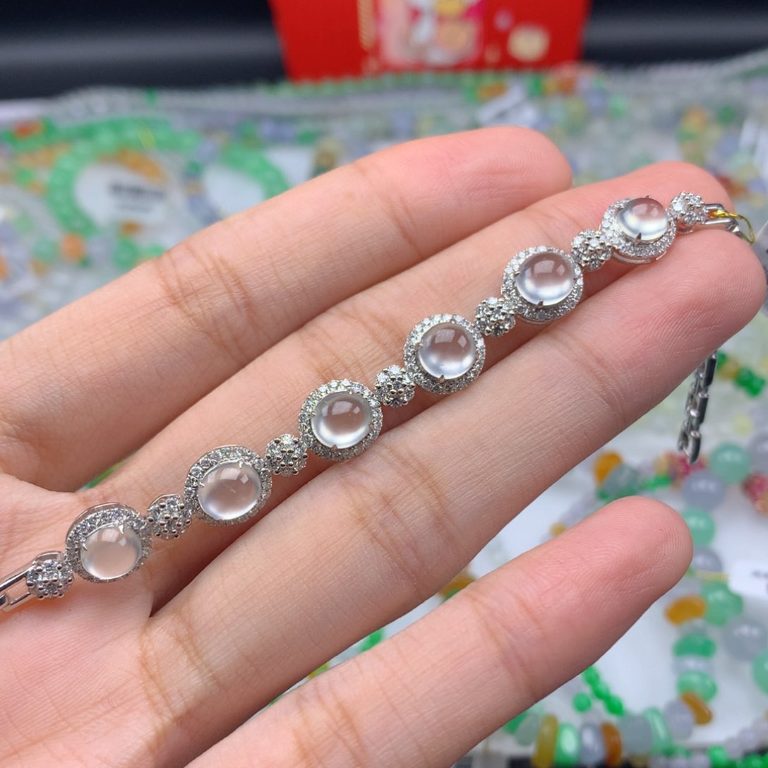 翡翠手链未镶嵌‼️新品‼️