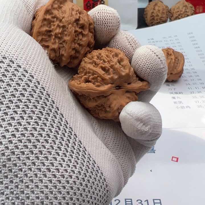 王***福文玩核桃把件蚂蚁沟206