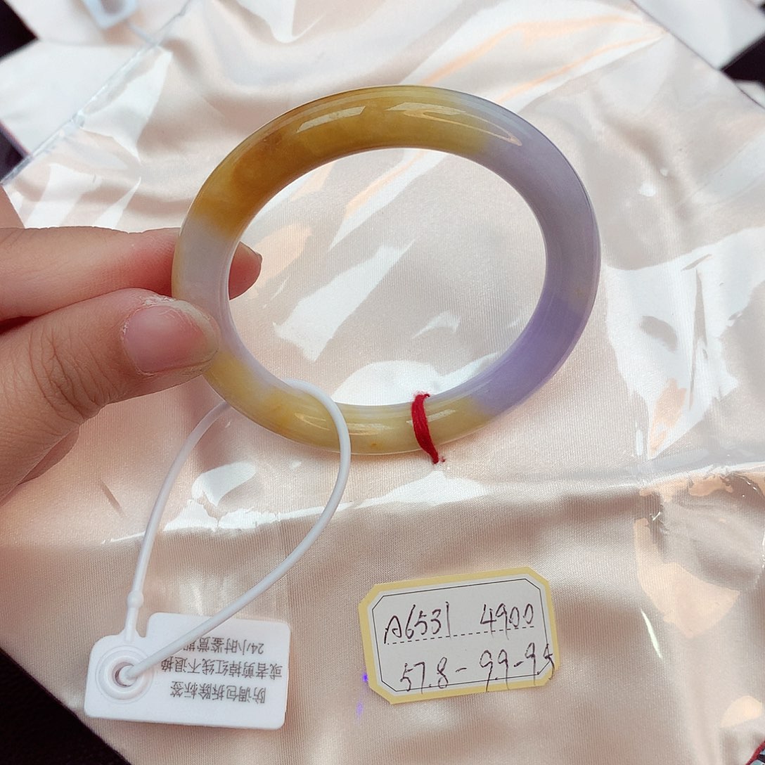 翡翠手镯未镶嵌天然缅甸翡翠A货