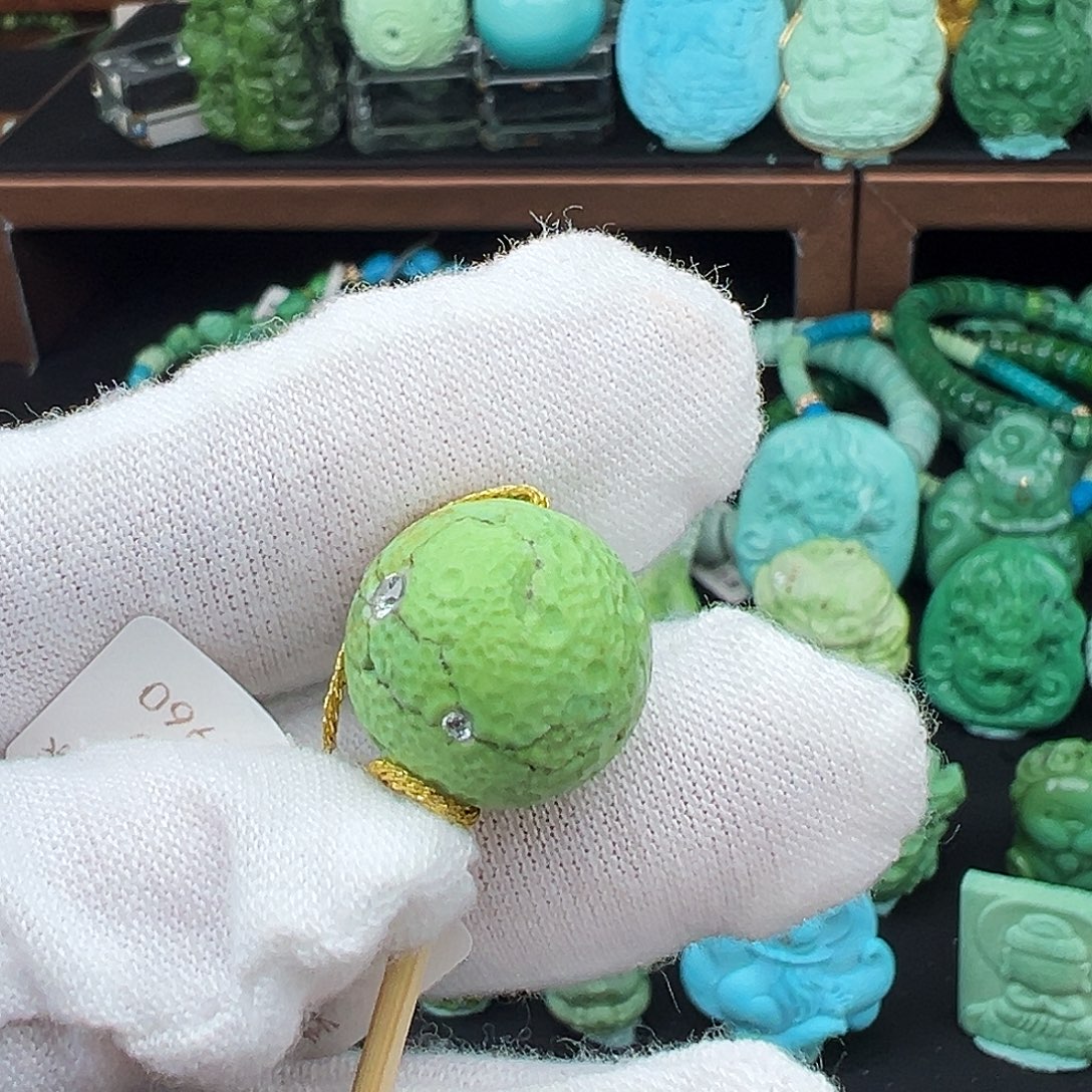 绿松石未镶嵌绿松石主播璐璐