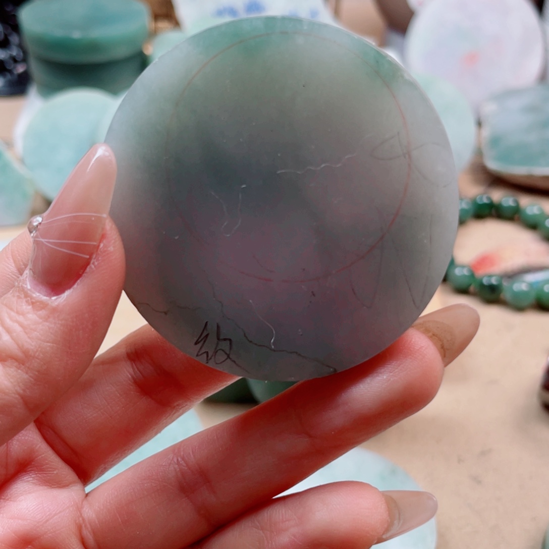 翡翠未镶嵌颈饰626……