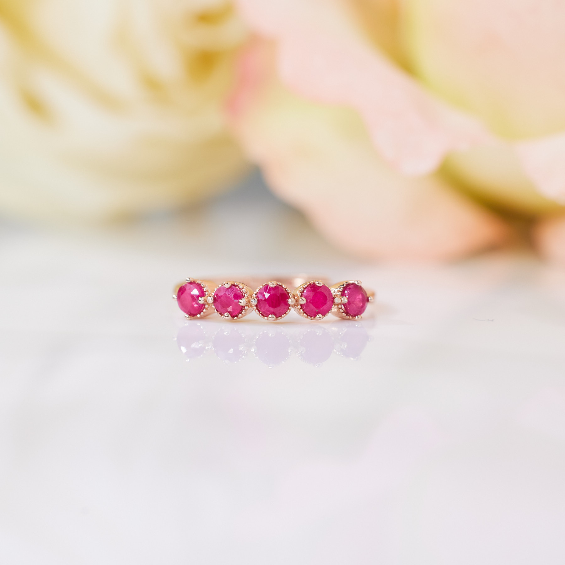 【歪歪】言欢*红宝石戒指*925镶嵌P7856