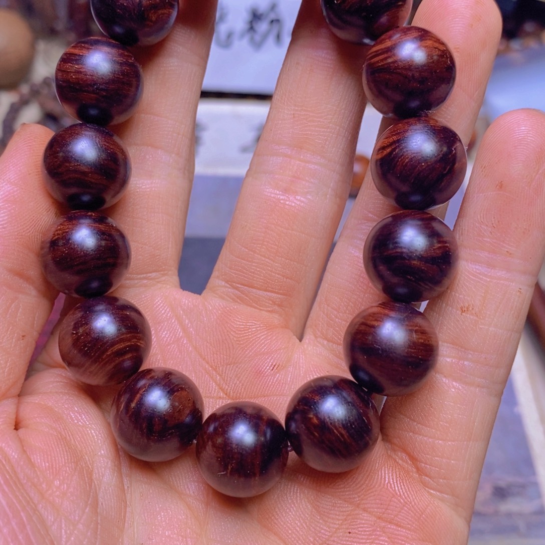 降真香手串/手链海南红降1.5黑金34克