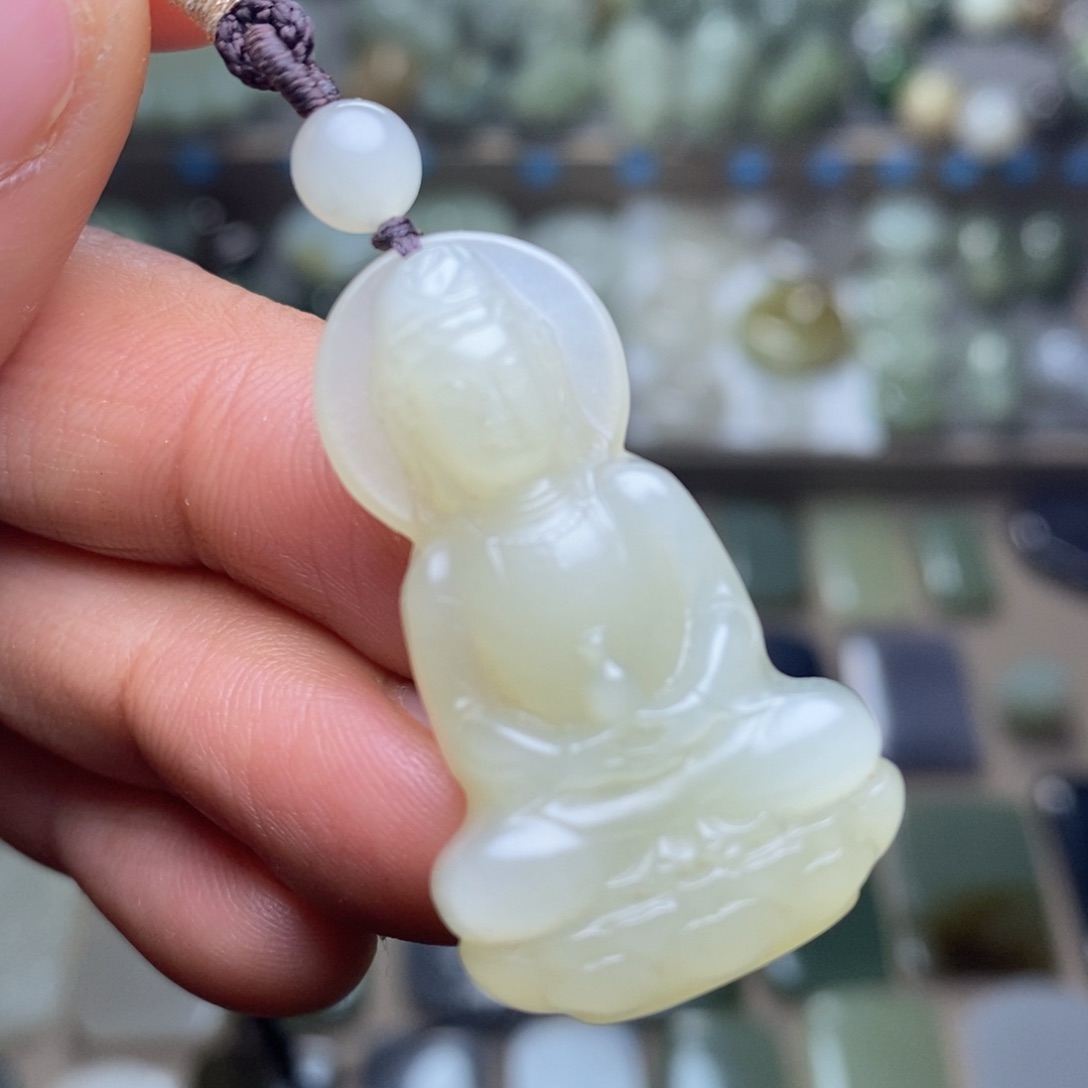 和田玉颈饰未镶嵌