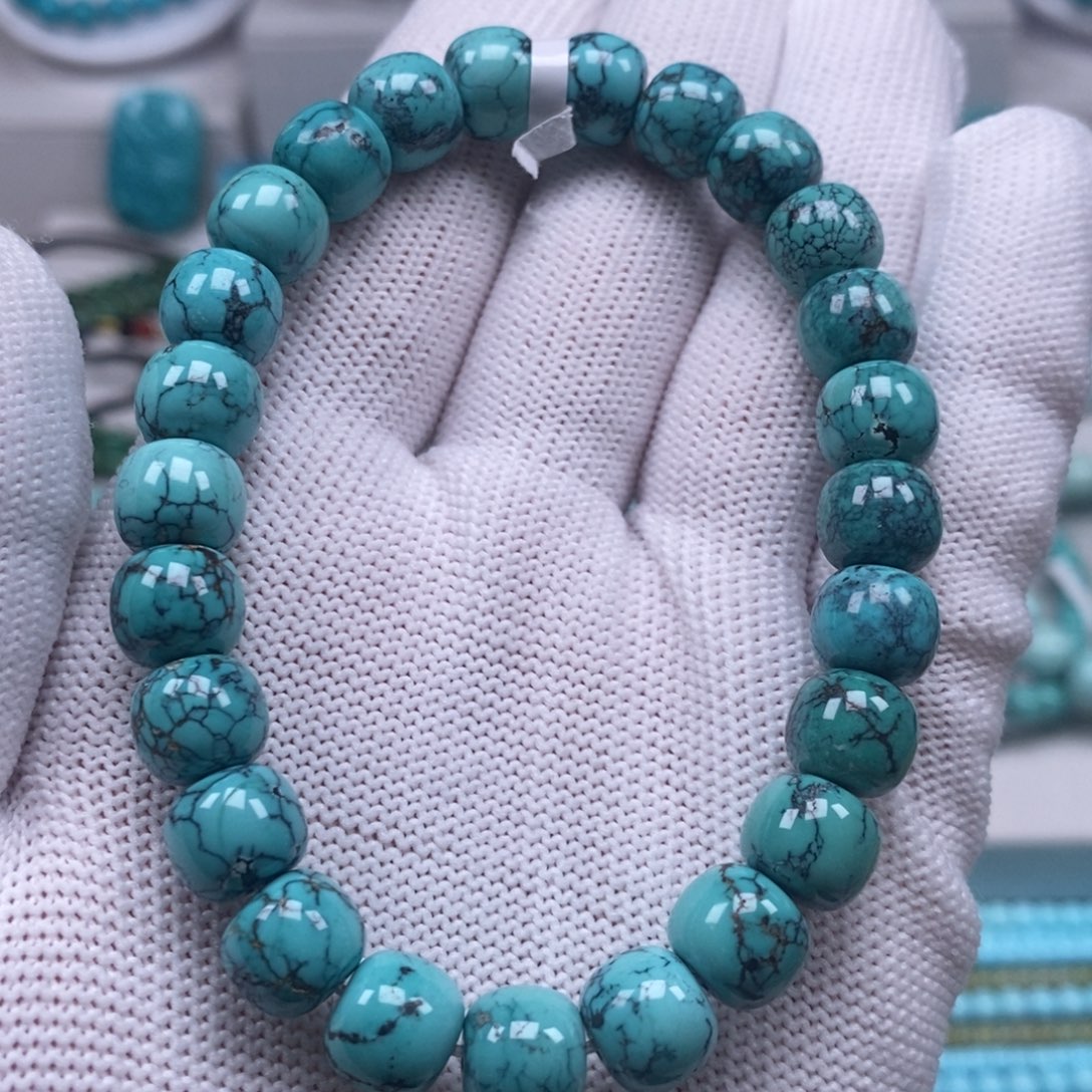 绿松石未镶嵌原矿纯干料绿松石