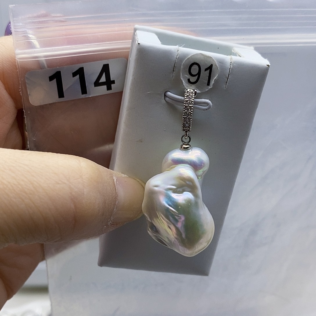 颈饰合金淡水珍珠