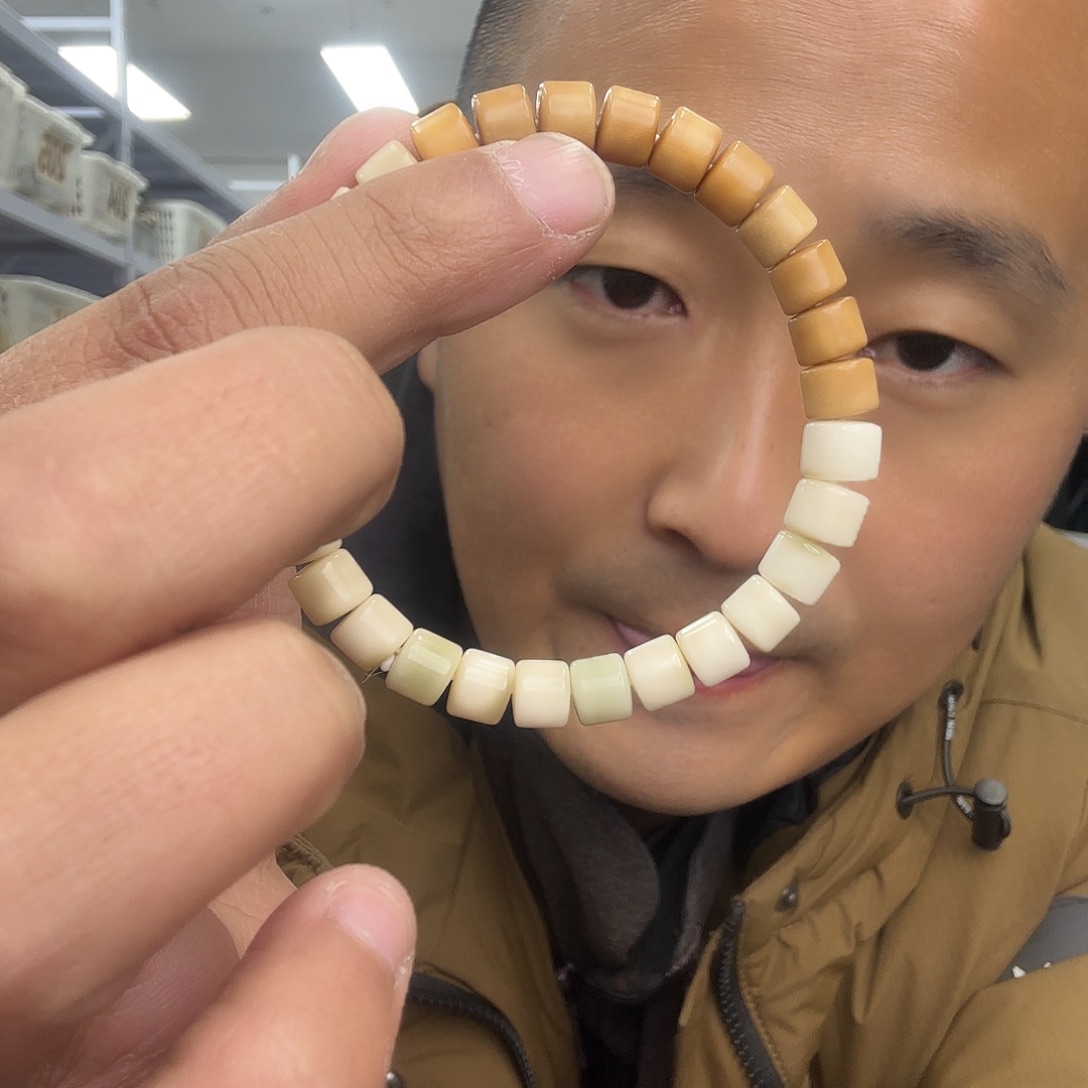 手串白玉菩提龙脊道珠