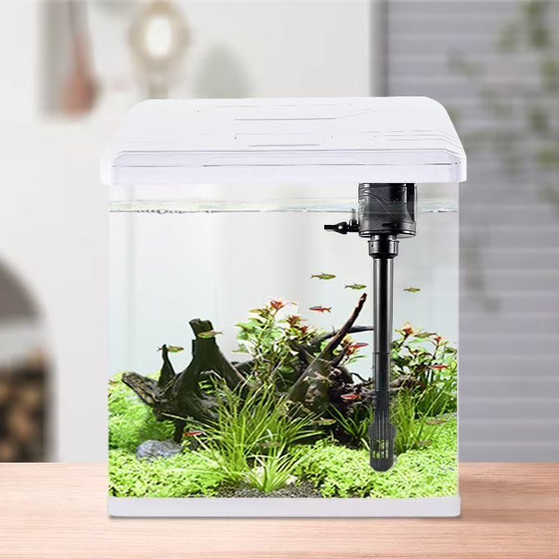 免换水自循环小型玻璃鱼缸适合家庭客厅桌面生态造景