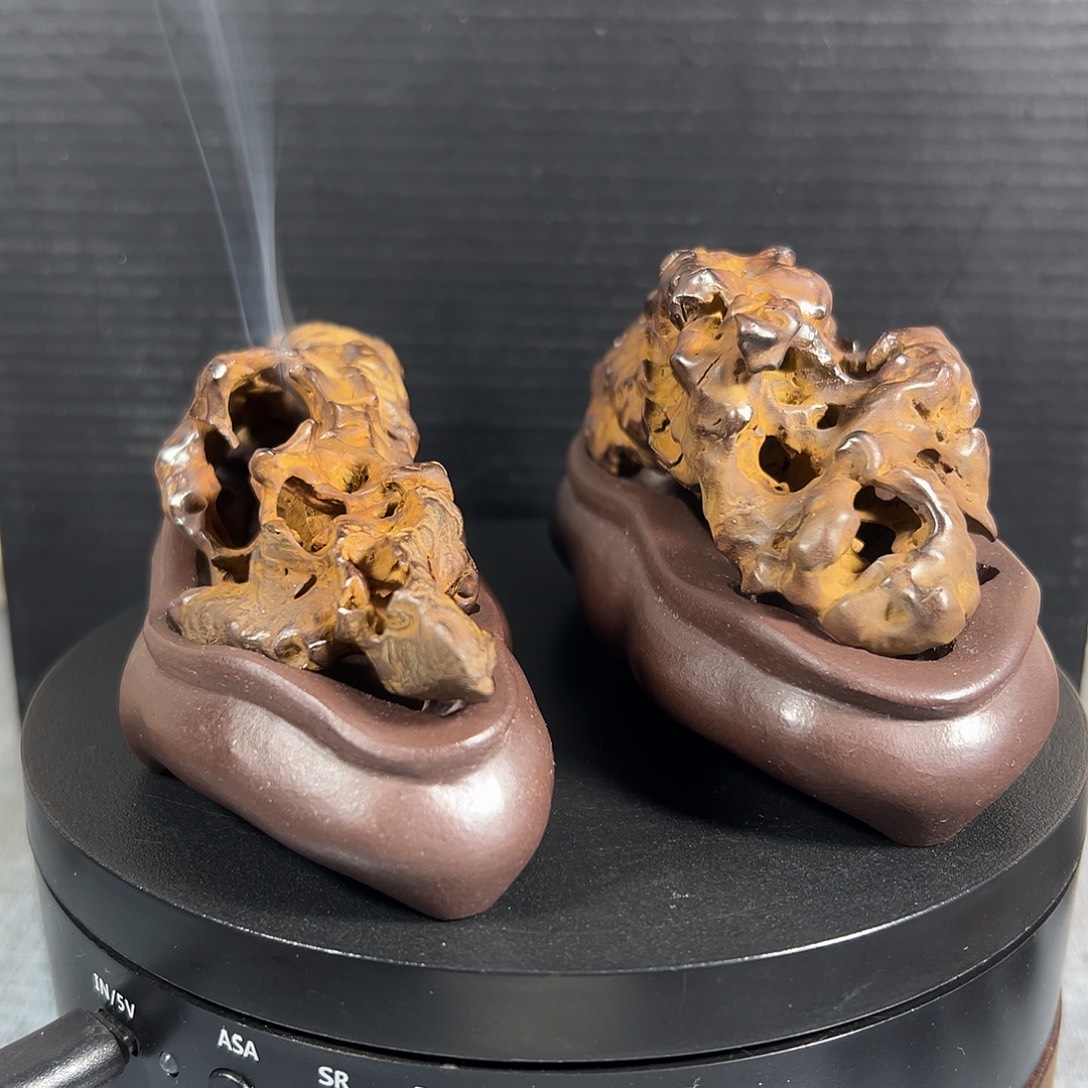 叮***当紫泥太湖水石茶台香炉