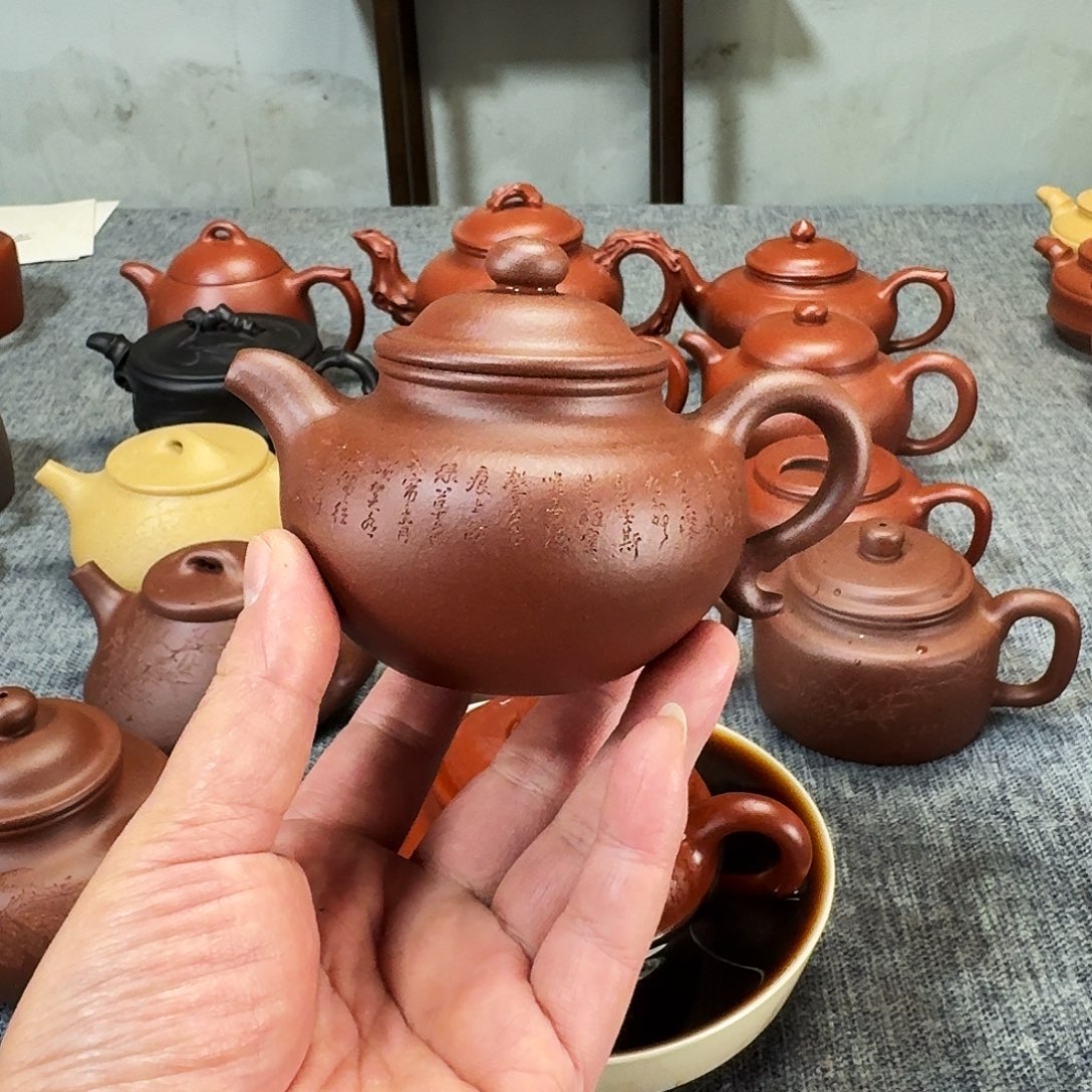 茶壶紫砂全手工紫砂壶莲子