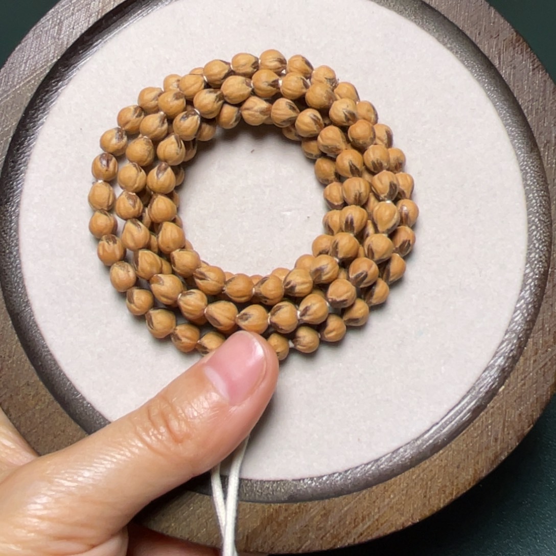 柏香籽/百香籽吊坠红芽莲花长串