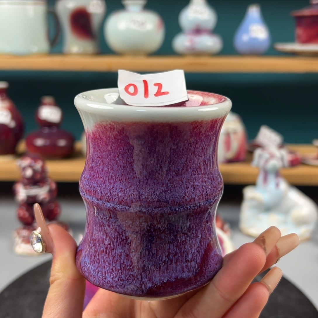 瓷片微瑕主人杯纯手工