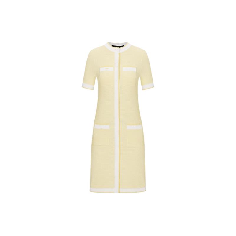 C054~GG套头~黄色连衣裙