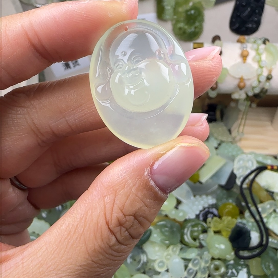 蛇纹石玉岫玉未镶嵌