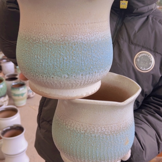 紫砂花盆高21口20————-