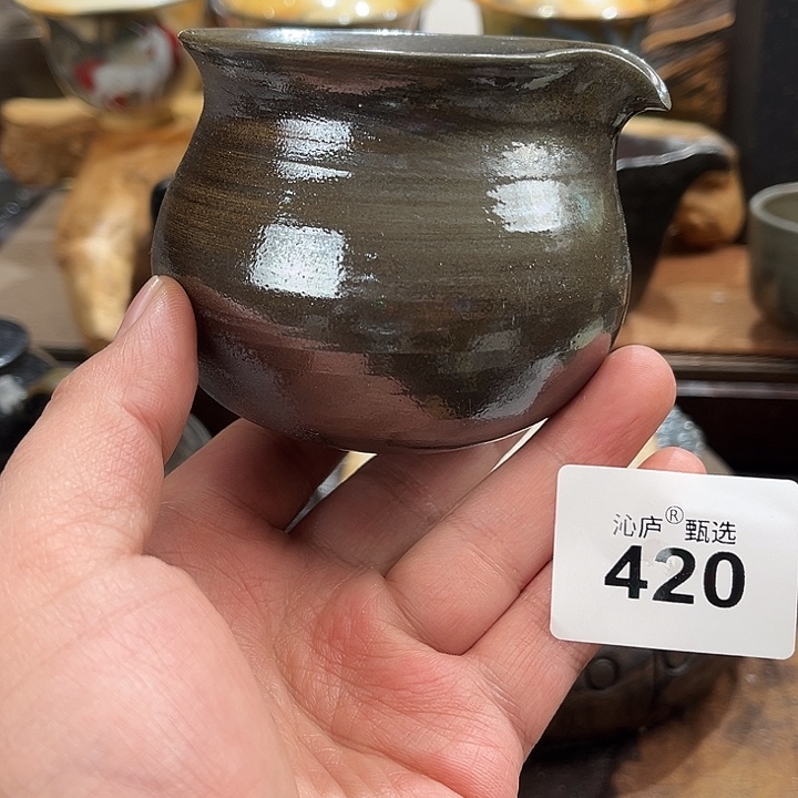 沁庐柴窑古法柴烧全手工茶具