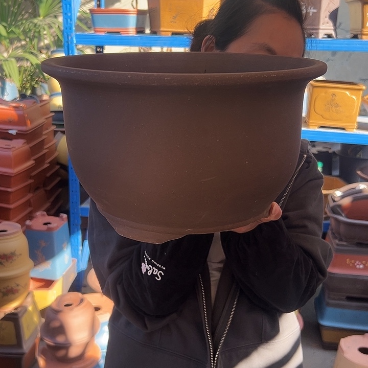 35素面金钟花盆花盆