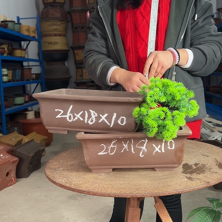 26+26素面马槽花盆花盆