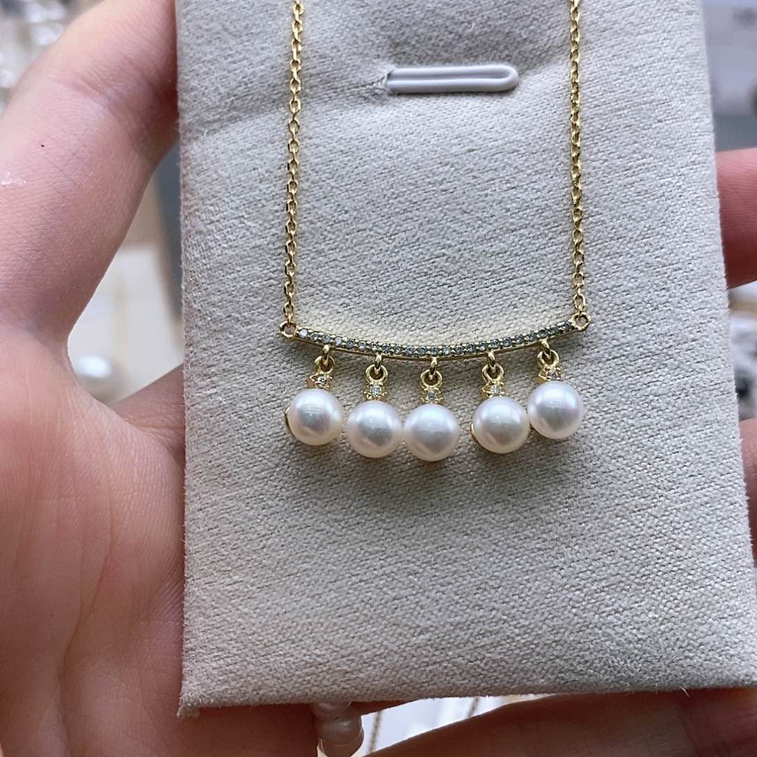 戒指银S925镶嵌淡水珍珠