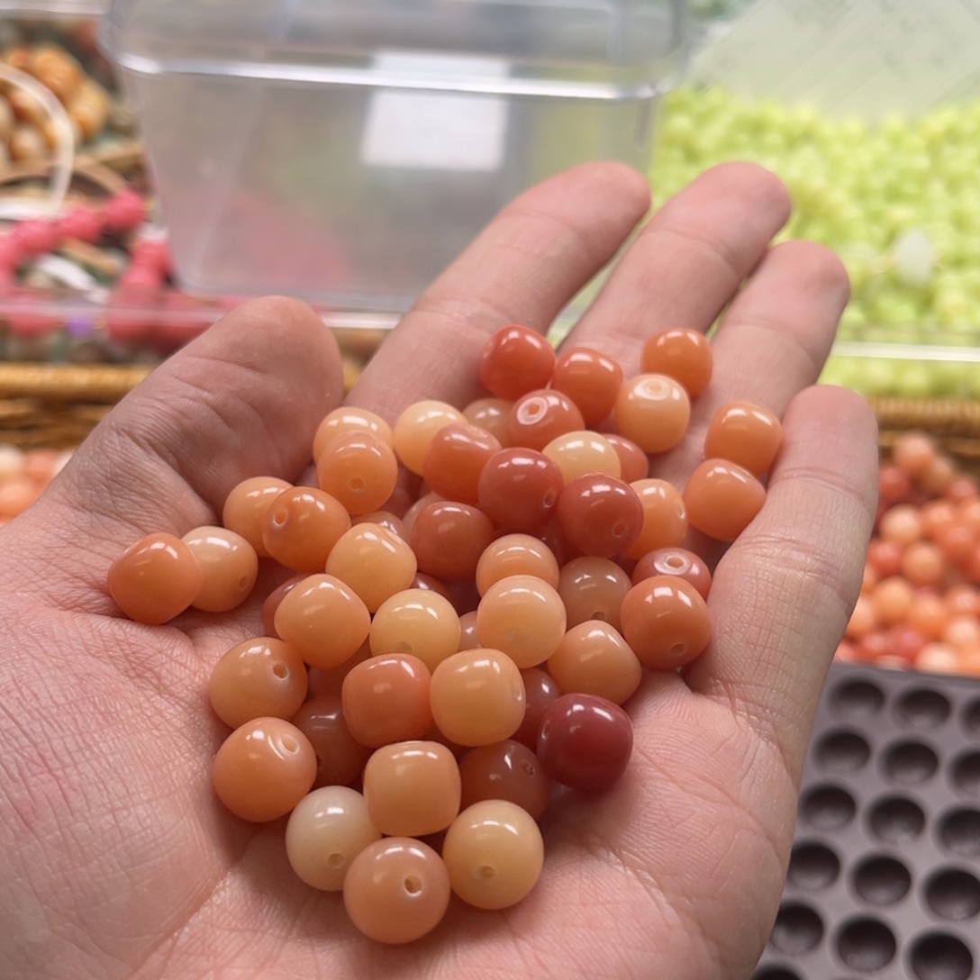 【闪购商品】白玉菩提吊坠q10/100+20颗果冻粉