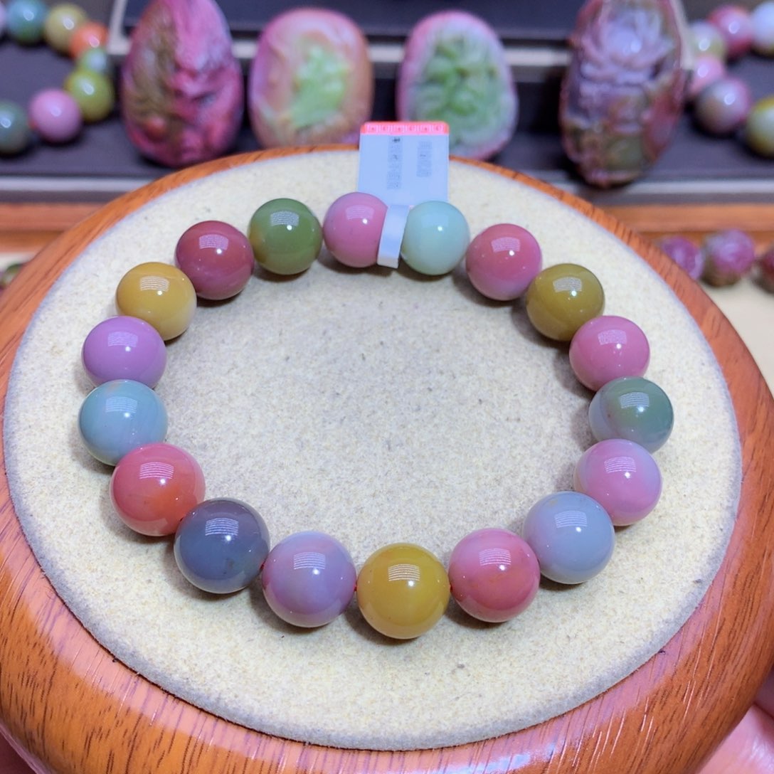 玛瑙手链未镶嵌盐源