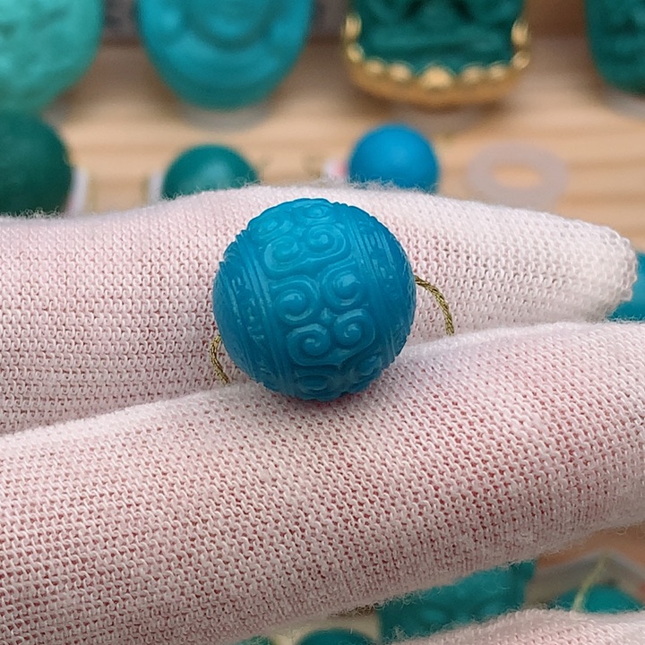 【闪购商品】绿松石直径14.8未镶嵌