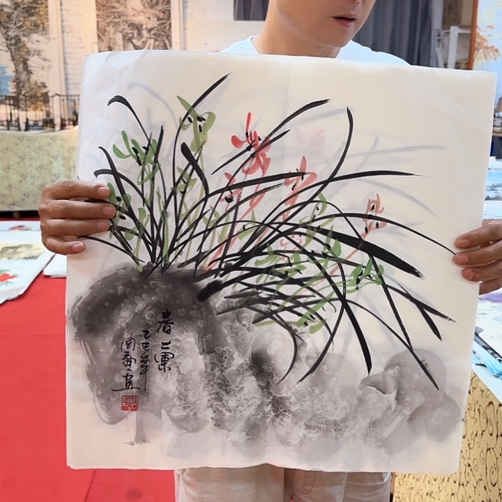 国画国画作品手绘