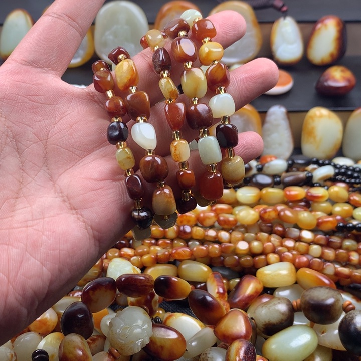 和田玉手链未镶嵌