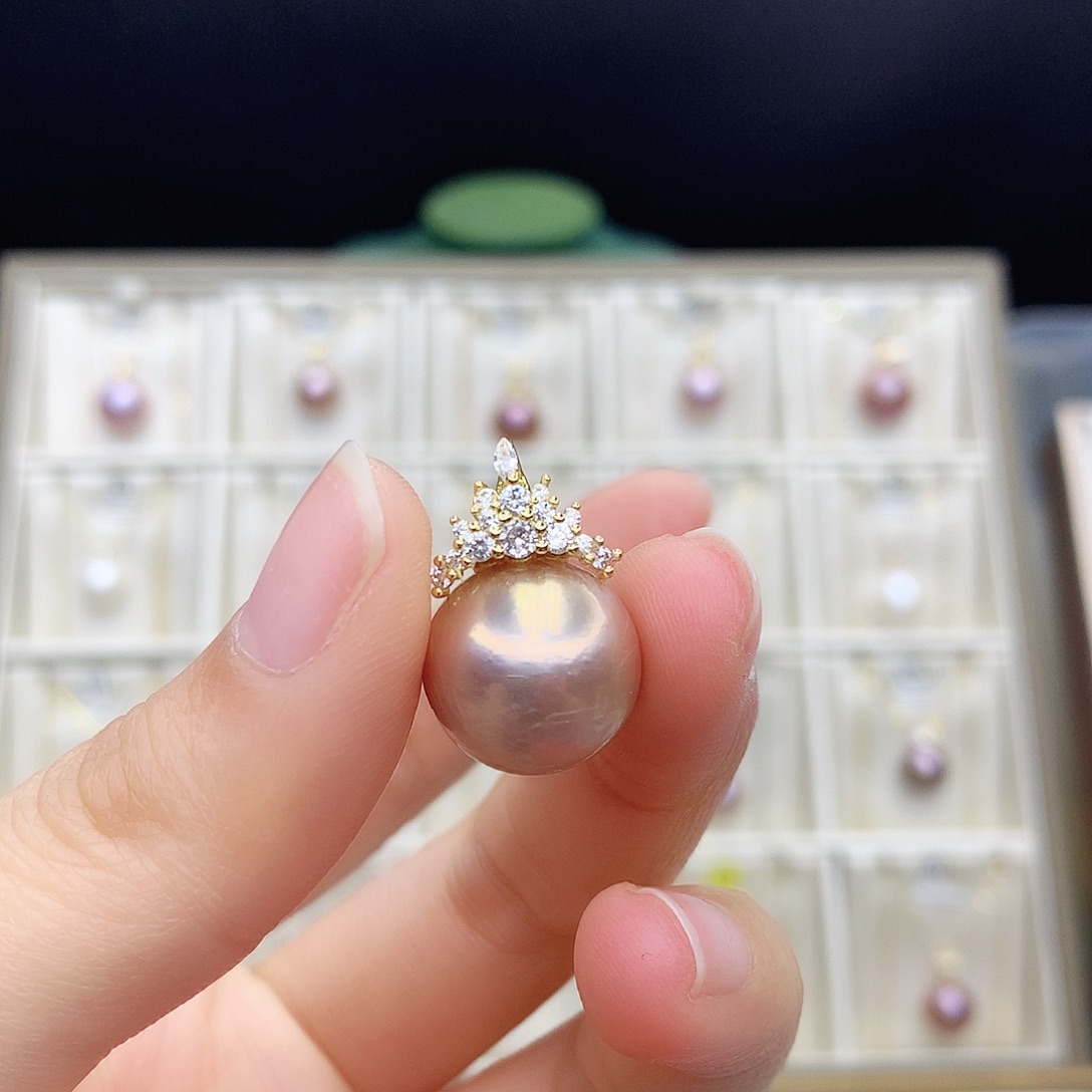 淡水珍珠颈饰合金