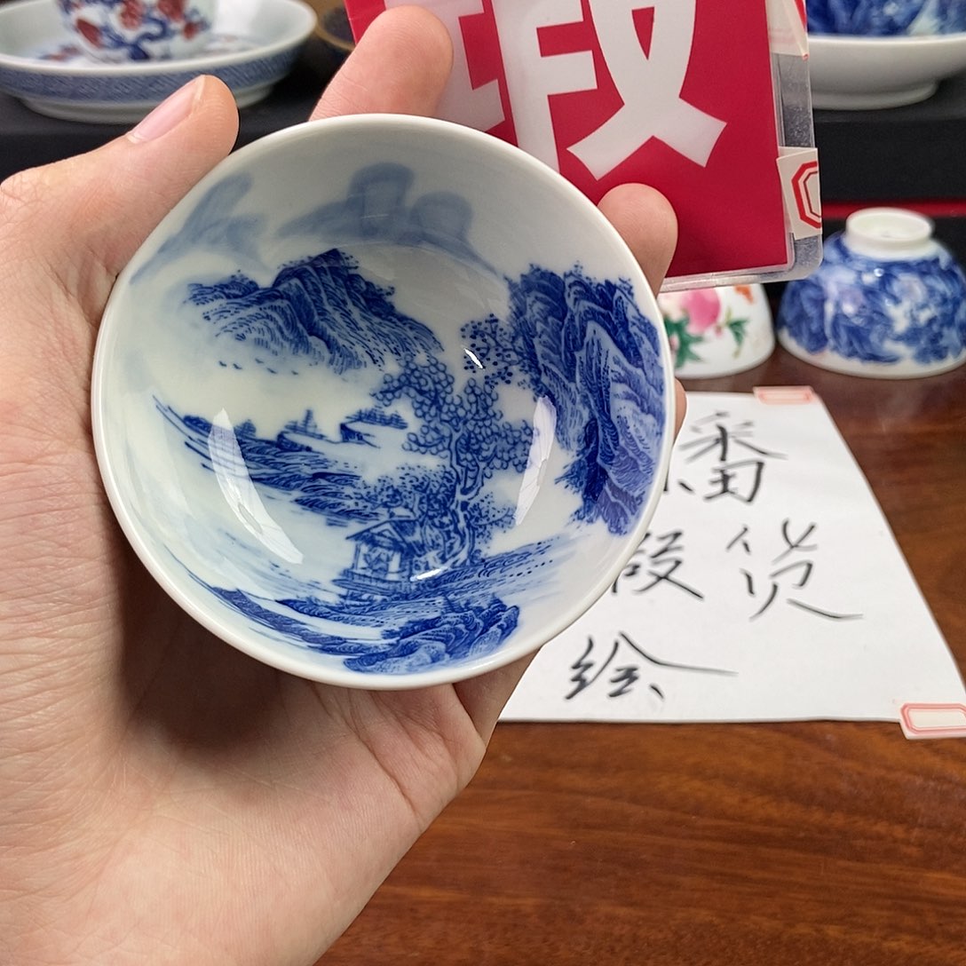 杯景德镇手绘陶瓷艺术