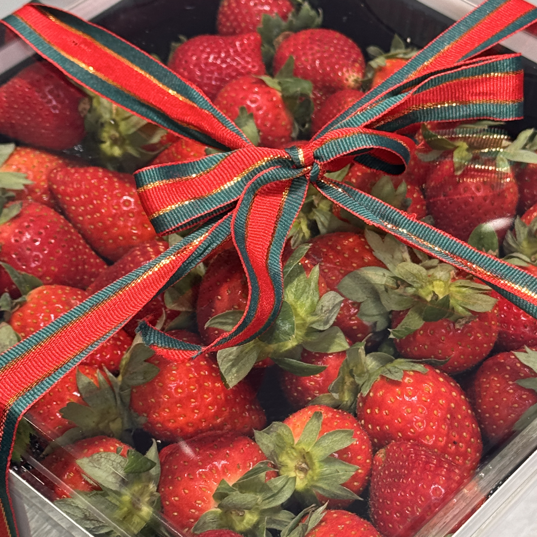 圣诞节草莓1.5斤礼盒同城免配送