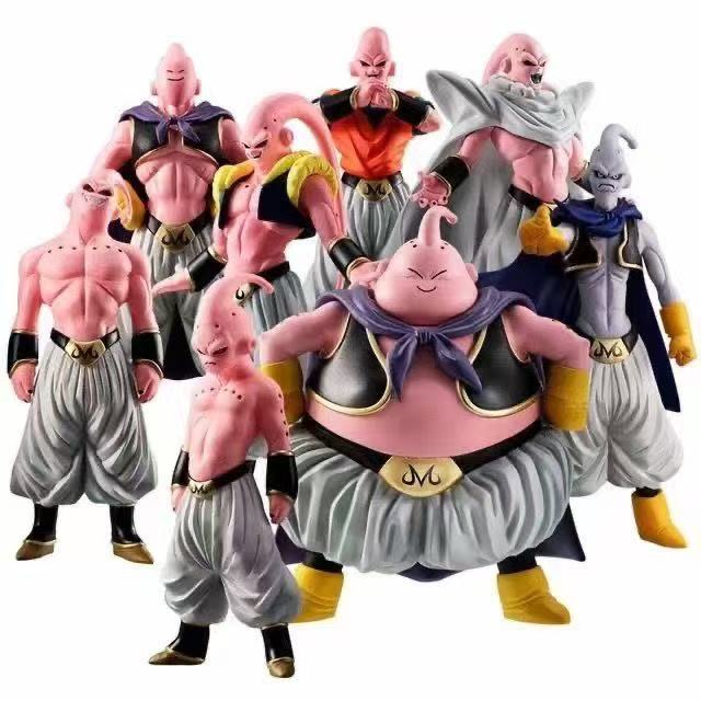 七龙珠8款魔人布欧公仔手办摆件扭蛋礼品礼物模型胖小大悟饭布欧