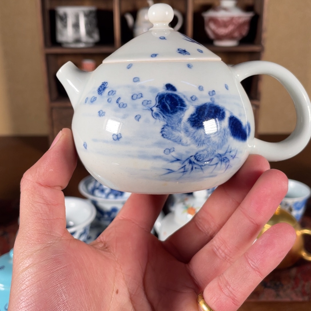 自***然瓷摆件景德镇陶瓷老陶