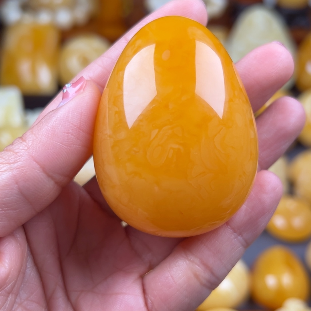 琥珀颈饰未镶嵌纯天然琥珀蜜蜡无优化