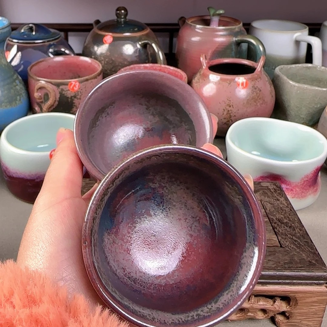 小鸿钧瓷 泥泥钧瓷 小客杯(60ml)