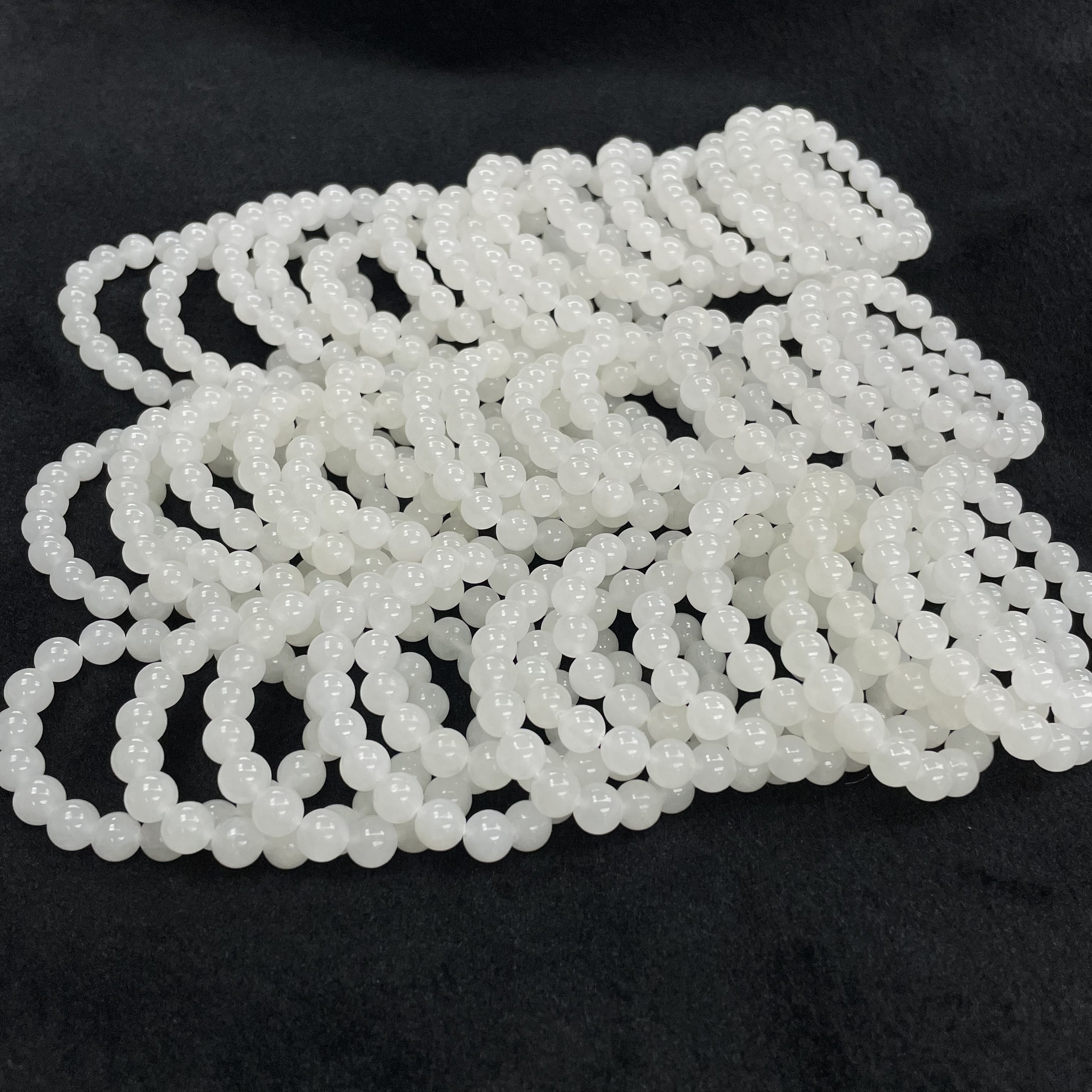 【小耿珠宝】和田玉白玉手串/10（多样性发其一）