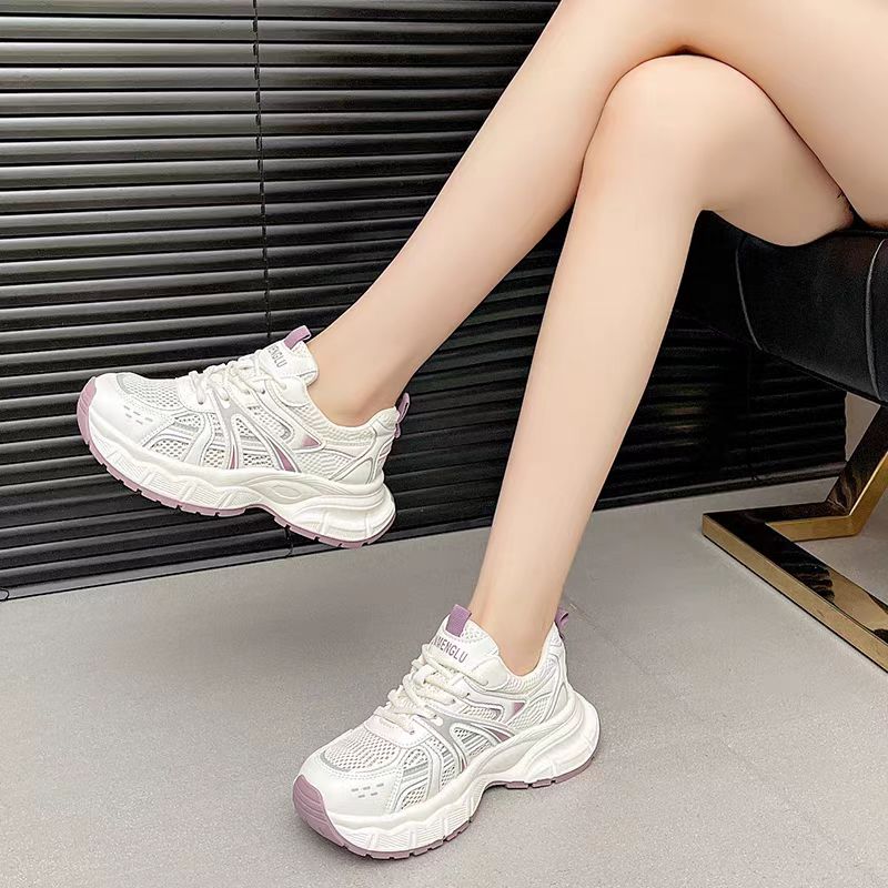 【新疆包邮】25年新款厚底夏季透网时尚百搭老爹鞋C1-2