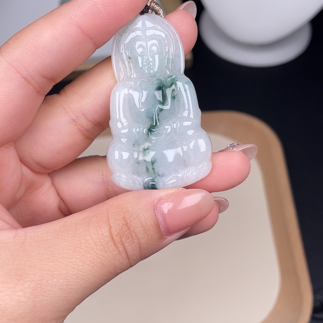 翡翠未镶嵌颈饰za008-1