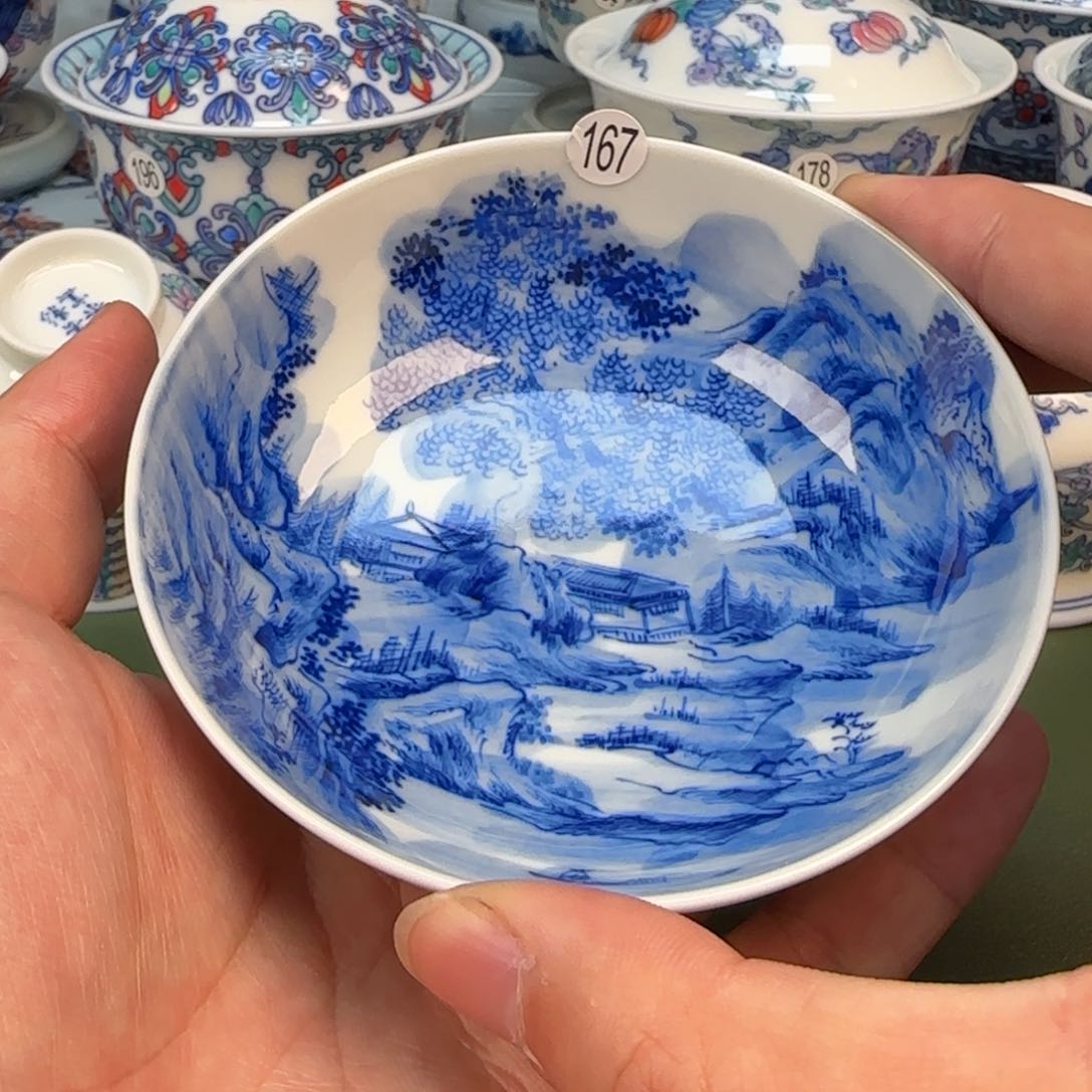 彦祖纯手工手绘茶具167