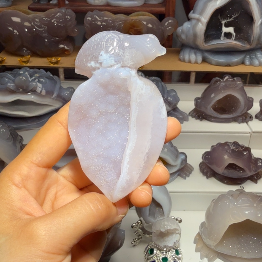 玛瑙/玉髓未镶嵌摆件