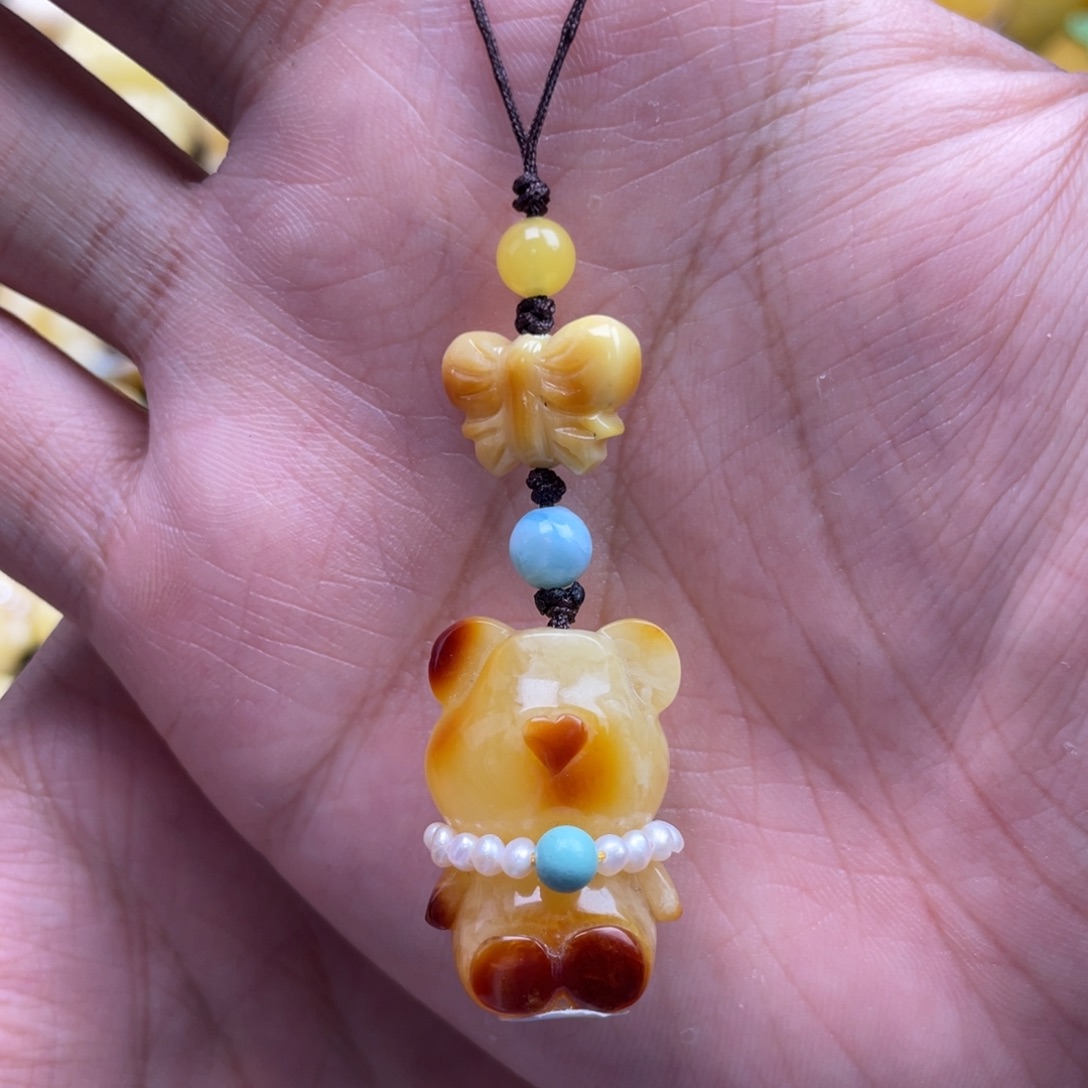 琥珀未镶嵌裸石蜜蜡