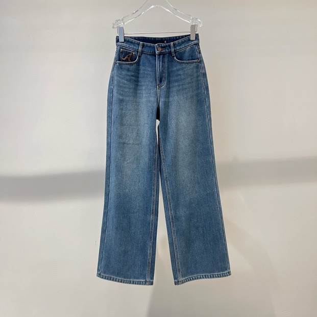 牛仔裤-135B324024高腰经典时尚百搭加绒