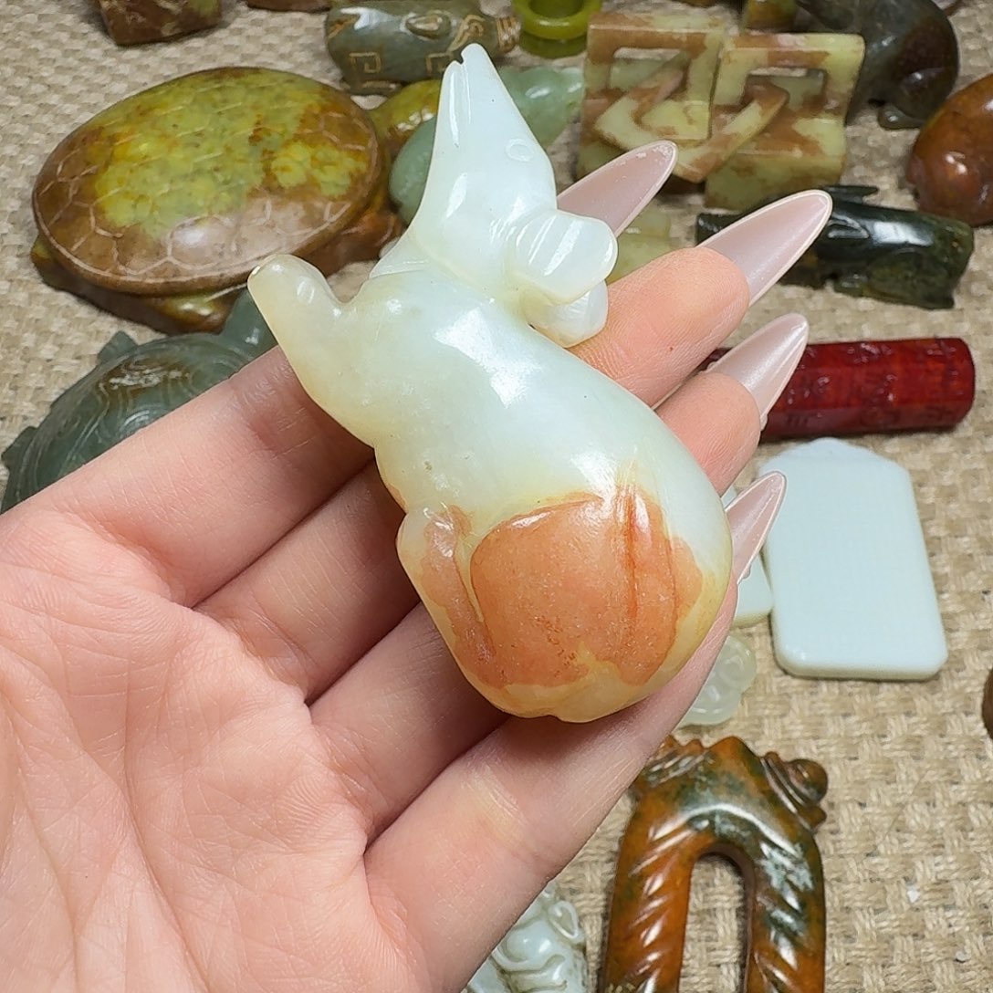 白玉菩提吊坠挂件