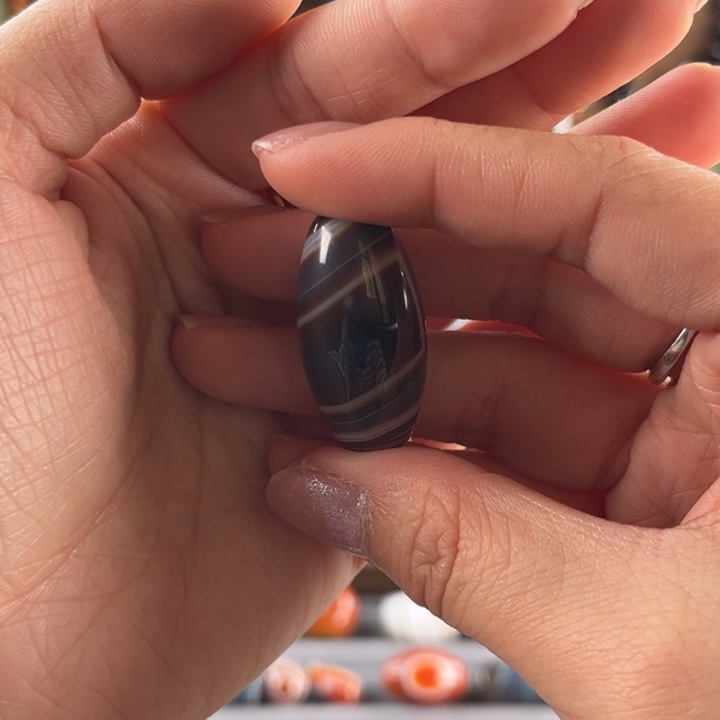 路***甲玛瑙/玉髓合金颈饰