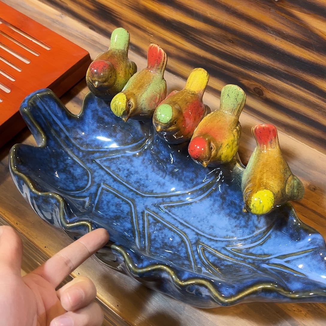 陶瓷香炉茶具摆件